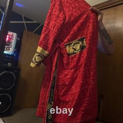 Versace I Heart Baroque Bathrobe Unisex With Matching Sleepers