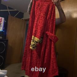 Versace I Heart Baroque Bathrobe Unisex With Matching Sleepers