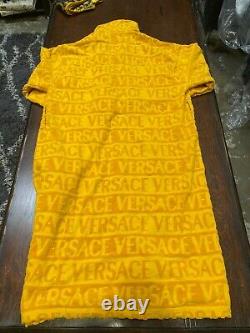 Versace I Heart Baroque Bathrobe Yellow XL