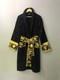 Versace I Love Baroque Black Bathrobe Size L Authentic, Excellent Condition