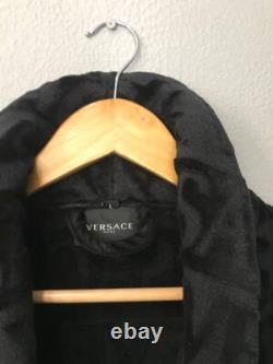 Versace I Love Baroque Black Bathrobe Size L Authentic, Excellent Condition