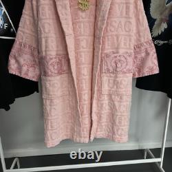 Versace I Love Baroque Pink Bathrobe Size Small Authentic MISSING BELT TIE