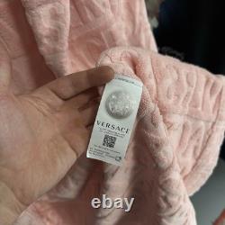 Versace I Love Baroque Pink Bathrobe Size Small Authentic MISSING BELT TIE