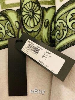 Versace La Coupe Des Diex Bath Robe SILK Green/Grey. MSRP $4125 SOLD OUT! M/L