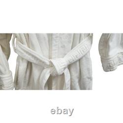 Versace La Medusa Hooded Bathrobe White Size M Authentic