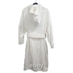 Versace La Medusa Hooded Bathrobe White Size M Authentic
