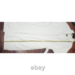 Versace La Medusa Hooded Bathrobe White Size M Authentic