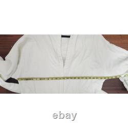 Versace La Medusa Hooded Bathrobe White Size M Authentic