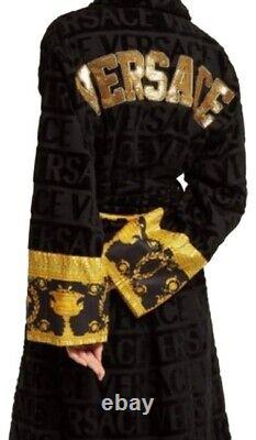 Versace Limited Edition Embroidered Versace Logo Bath Robe Dressing Gown Unisex