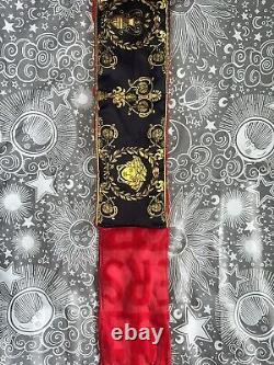 Versace Luxury Red Baroque Bathrobe Red Versace Robe Free And Fast Delivery