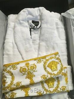 Versace Medusa Bath Robe New In Box Original Unisex Luxury Lover Gift