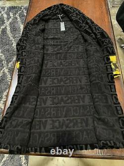 Versace Men's I Heart Baroque Bathrobe Black Large PERSONALIZED SEE IMAGES