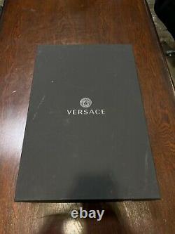 Versace Men's I Heart Baroque Bathrobe Black Large PERSONALIZED SEE IMAGES