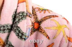 Versace Men's Multi-Color 100% Cotton Belted Bathrobe US XL IT 54
