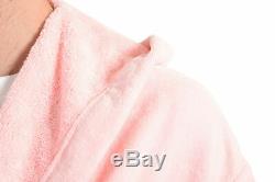 Versace Men's Rose Pink Medusa Belted Hooded Bathrobe US 3XL IT 58