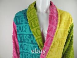 Versace Multicolor Baroque Bath Robe, 100% Authentic MISSING BELT