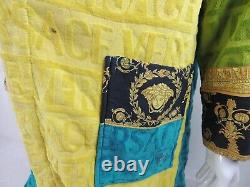 Versace Multicolor Baroque Bath Robe, 100% Authentic MISSING BELT