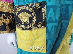 Versace Multicolor Baroque Bath Robe, 100% Authentic MISSING BELT