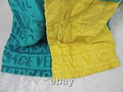 Versace Multicolor Baroque Bath Robe, 100% Authentic MISSING BELT