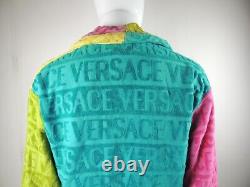 Versace Multicolor Baroque Bath Robe, 100% Authentic MISSING BELT