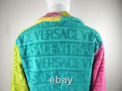 Versace Multicolor Baroque Bath Robe, 100% Authentic MISSING BELT