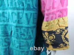 Versace Multicolor Baroque Bath Robe, 100% Authentic MISSING BELT