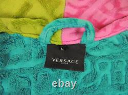 Versace Multicolor Baroque Bath Robe, 100% Authentic MISSING BELT
