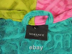 Versace Multicolor Baroque Bath Robe, 100% Authentic MISSING BELT