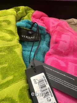 Versace Multicolor Baroque Bath Robe, 100% Authentic. New, In Box Size Large