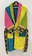 Versace Multicolor Baroque Bath Robe, 100% Authentic Sold out everywhere RARE