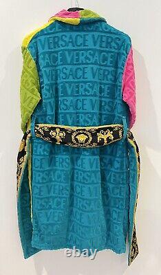 Versace Multicolor Baroque Bath Robe, 100% Authentic Sold out everywhere RARE
