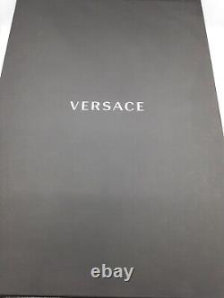 Versace Unisex Barocco Sleeve robe with all over print logo White Size L $550