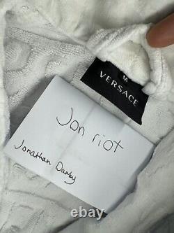 Versace White And Gold Men's Bath Robe