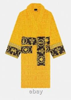 Versace Yellow Baroque Bathrobe Medium