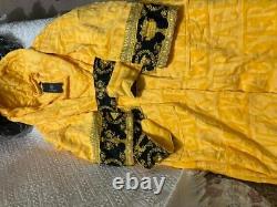 Versace Yellow Baroque Bathrobe Medium