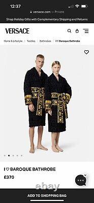 Versace baroque bath robe SIZE M Perfect Condition