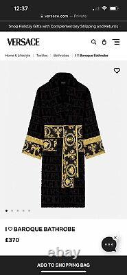 Versace baroque bath robe SIZE M Perfect Condition