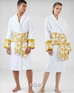 Versace bathrobe 100% cotton Robes comforter bathrobe bathing gown, burnouse