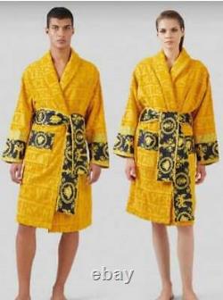 Versace bathrobe 100% cotton Robes comforter bathrobe bathing unisex Women's Day
