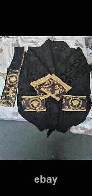 Versace bathrobe black size L