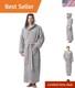 Versatile Long Hooded Men's Bathrobe, Ankle Length, Multiple Sizes Available