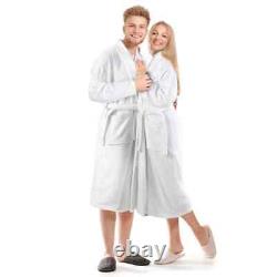 VidaXL Unisex Terry Bathrobe Cotton White XL GHB