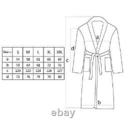 VidaXL Unisex Terry Bathrobe Cotton White XL GHB