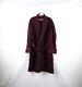 Vintage 40s Mens OS Parker Wilder Flannel Wool Belted Robe Smoking Jacket USA