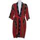 Vintage Ash Creek Southwestern Robe Cotton Tribal Belt Bathrobe Mens Size Large