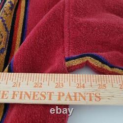 Vintage Ash Creek Southwestern Robe Cotton Tribal Belt Bathrobe Mens Size Large