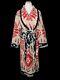 Vintage Beacon Blankets Cypress Bath Robe Cotton Aztec Geometric Sz S/M