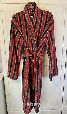 Vintage Bown of London Mens Thick Terry Bathrobe Dressing Gown Christmas Size XL