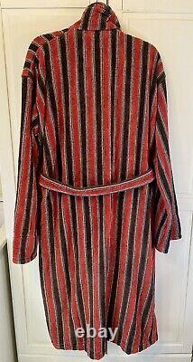 Vintage Bown of London Mens Thick Terry Bathrobe Dressing Gown Christmas Size XL