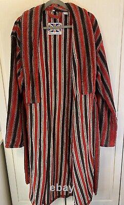 Vintage Bown of London Mens Thick Terry Bathrobe Dressing Gown Christmas Size XL